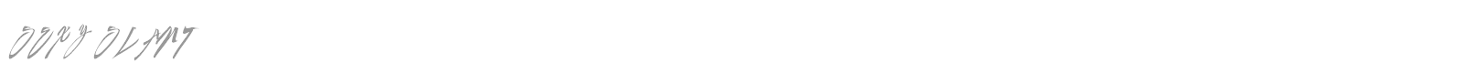 Sexy Slant font preview